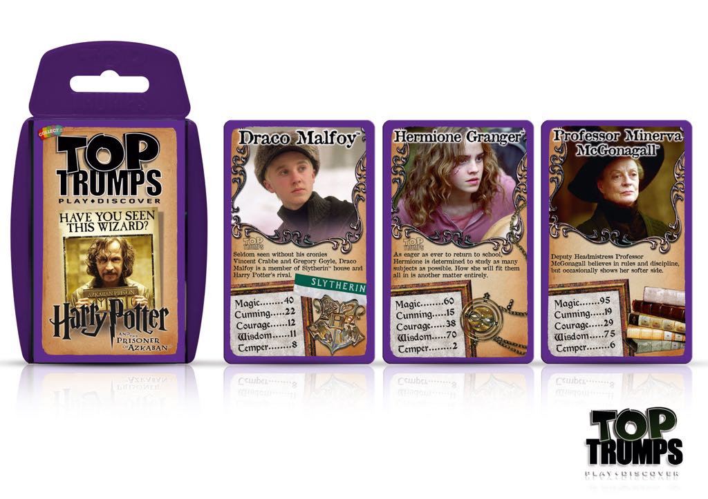 TOP Trumps: Harry Potter & the Prisoner of Azkaban  (2 to 6) board game collectible [Barcode 5036905022897] - Main Image 2