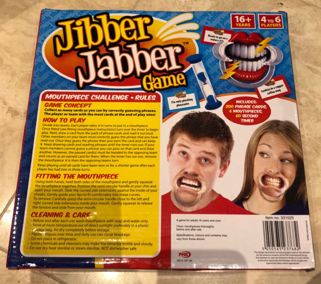 JIBBER JABBER GAME  (4-6) board game collectible [Barcode 5050565237682] - Main Image 2