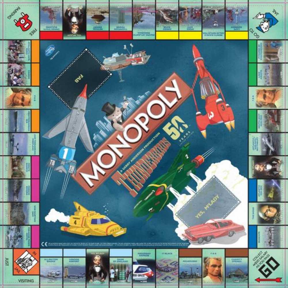 Thunderbirds Retro Monopoly-  board game collectible [Barcode 5053410001087] - Main Image 4