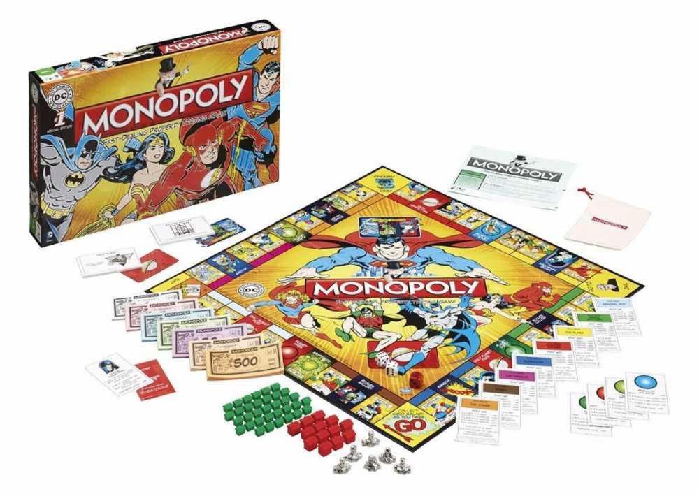Dc Comics Originals Monopoly  board game collectible [Barcode 5053410001278] - Main Image 2