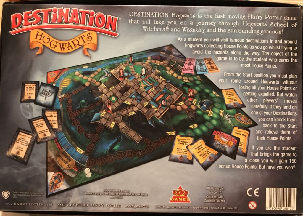 Destination: Hogwarts  (2 to 8) board game collectible [Barcode 5060090460127] - Main Image 2