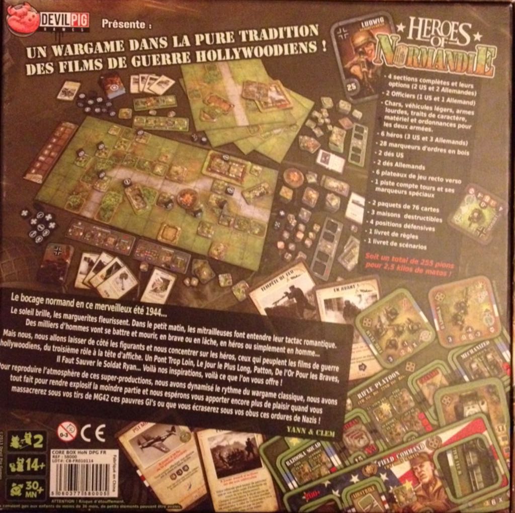 Heroes of Normandie  (2) board game collectible [Barcode 5060377580005] - Main Image 2