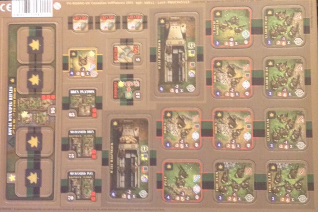 Heroes of Normandie: UK Canadian Infantry Platoon - Royal Winnipeg Rifles 58011  (2) board game collectible [Barcode 5060377580111] - Main Image 2