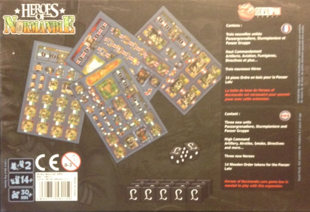 Heroes of Normandie: German Army Box  (2) board game collectible [Barcode 5060377580159] - Main Image 2