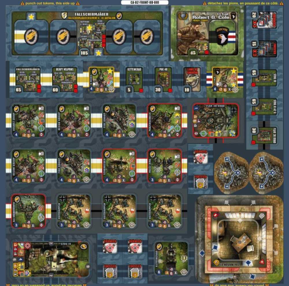 Heroes of Normandie: Carentan Scenario Pack  (2) board game collectible [Barcode 5060377580395] - Main Image 4