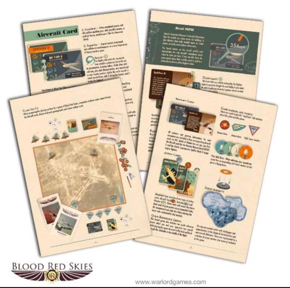 Blood Red Skies Core Game / Starter Set  (2) board game collectible [Barcode 5060393707004] - Main Image 2