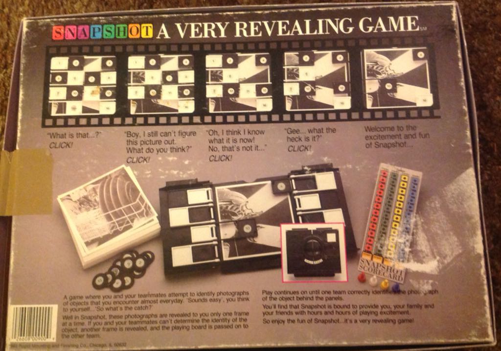 Snapshot  (2-4) board game collectible [Barcode 026608009009] - Main Image 2