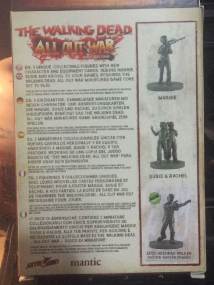 THE WALKING DEAD - ALL OUT WAR - Maggie, Prison Defender Boer - Wave III  board game collectible [Barcode 5060469660844] - Main Image 2