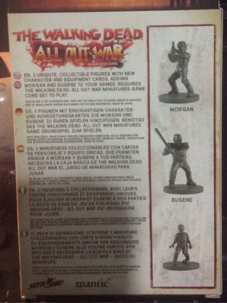 THE WALKING DEAD - ALL OUT WAR -Morgan, Distraught Father Boer - Wave III  board game collectible [Barcode 5060469660851] - Main Image 2