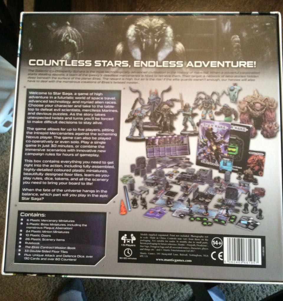 Star Saga  (1-5) board game collectible [Barcode 5060469661957] - Main Image 2