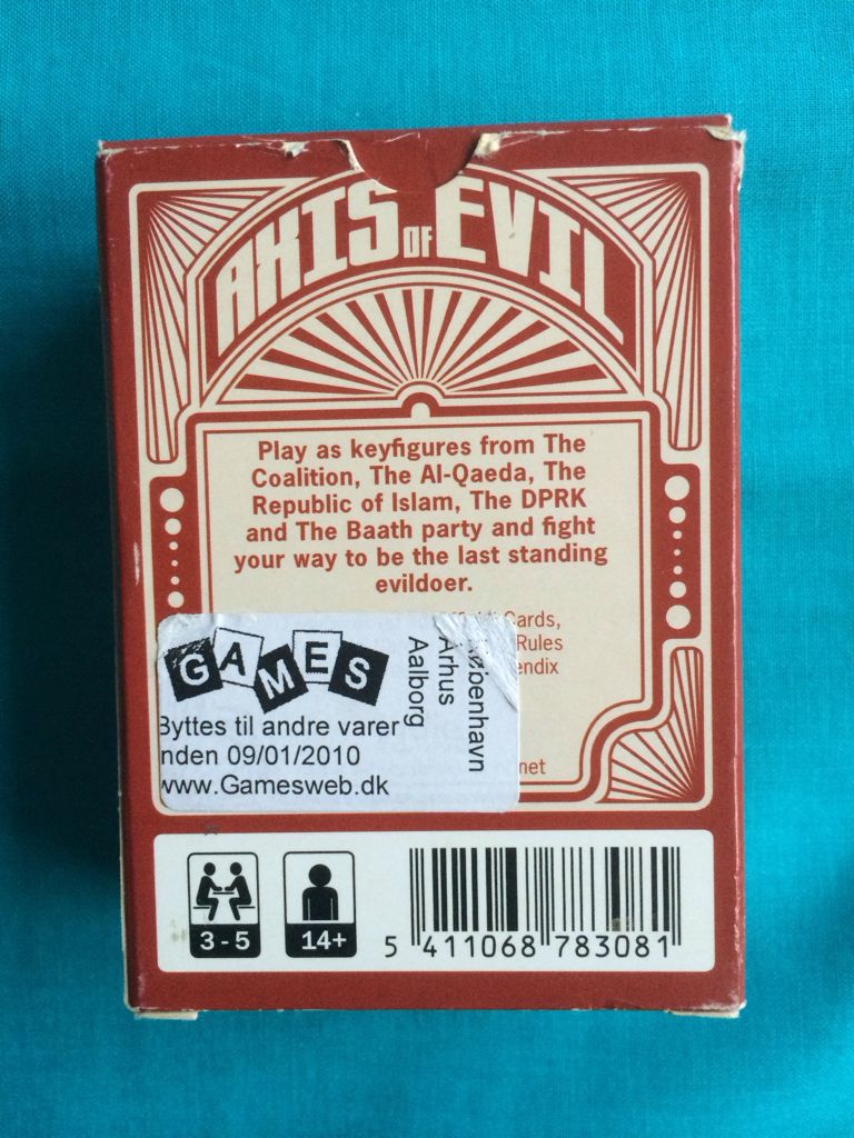 Axis of Evil  (3-5) board game collectible [Barcode 5411068783081] - Main Image 2