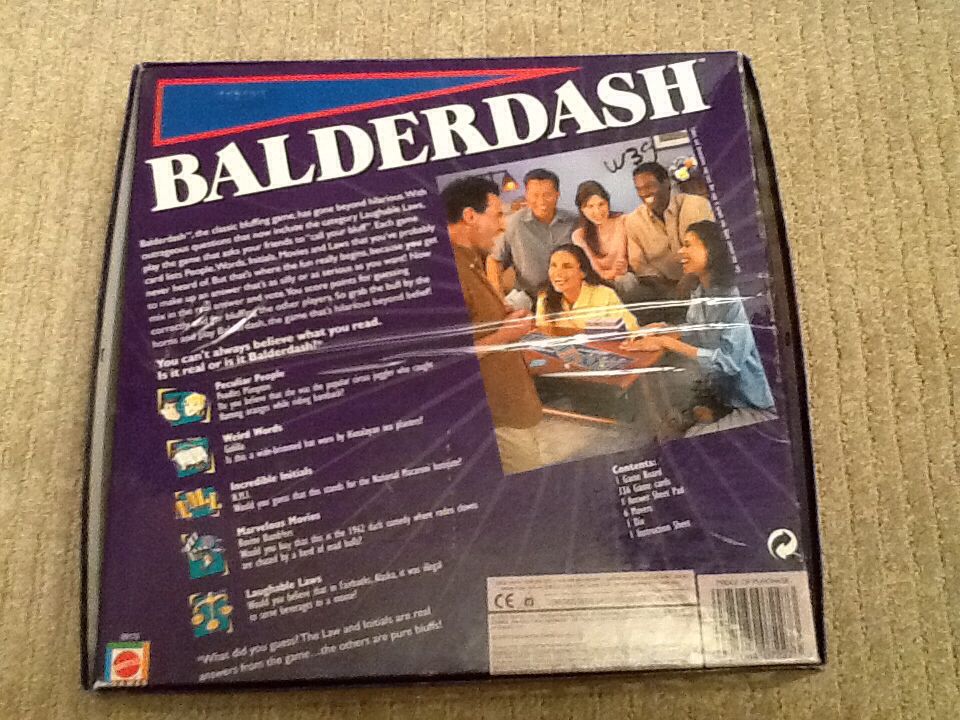 Balderdash  (2, 2teams) board game collectible [Barcode 027084072273] - Main Image 2