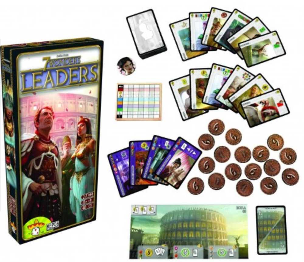 7 Wonders Leaders Expansion Board Game -  (2-7) board game collectible [Barcode 5425016920626] - Main Image 3