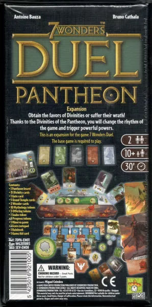 7 Wonders Duel: Pantheon  (2) board game collectible [Barcode 5425016921005] - Main Image 2