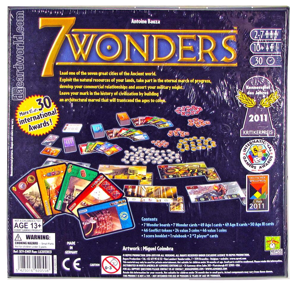7 Wonders  (3-7) board game collectible [Barcode 5425016921050] - Main Image 2