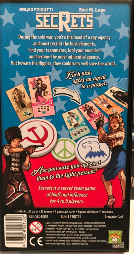 Secrets  (4-8) board game collectible [Barcode 5425016921302] - Main Image 2