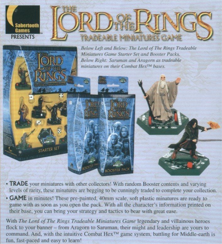 Lord Of The Rings Tradeable Miniatures Game  (2-4) board game collectible [Barcode 027084115475] - Main Image 2