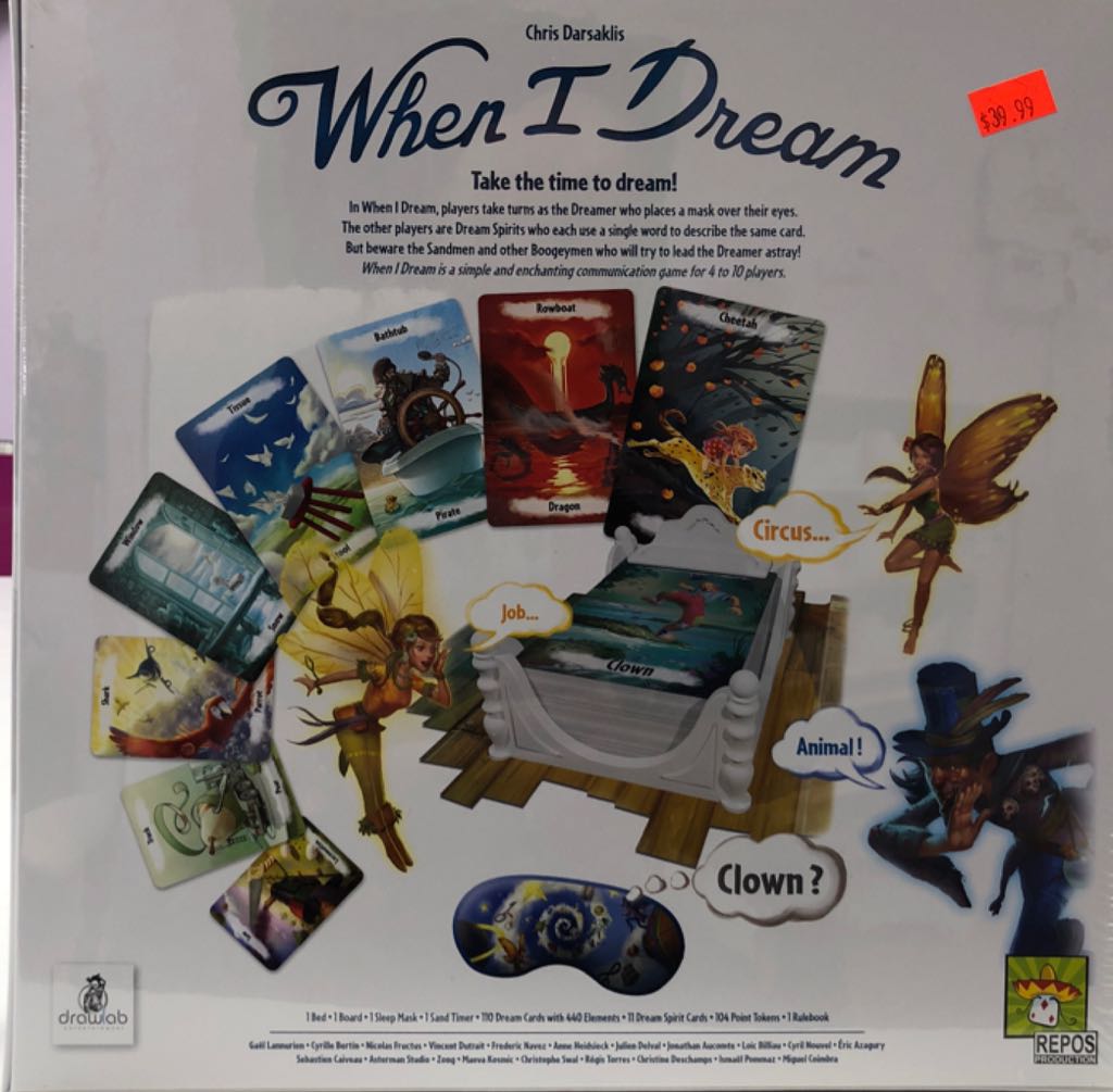When I Dream  (4-10) board game collectible [Barcode 5425016921951] - Main Image 2