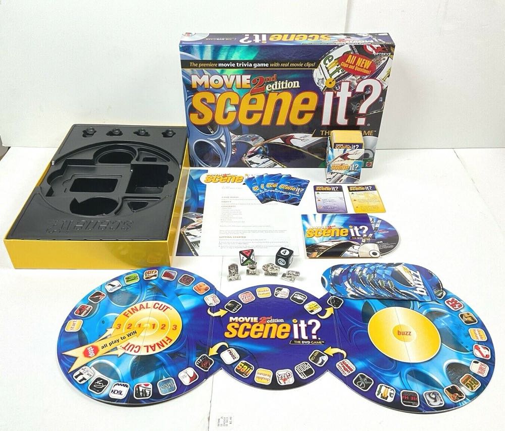 Scene It? Movie 2nd Edition  (2+) board game collectible [Barcode 027084139129] - Main Image 3