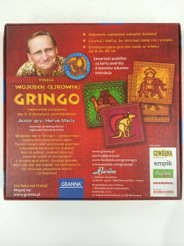 Gringo  (3-§) board game collectible [Barcode 5900221001464] - Main Image 2