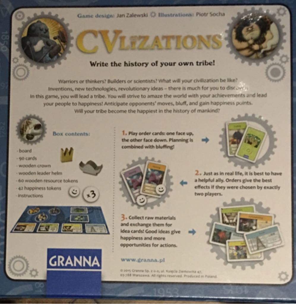 CVLizations  (2-5) board game collectible [Barcode 5900221112726] - Main Image 2