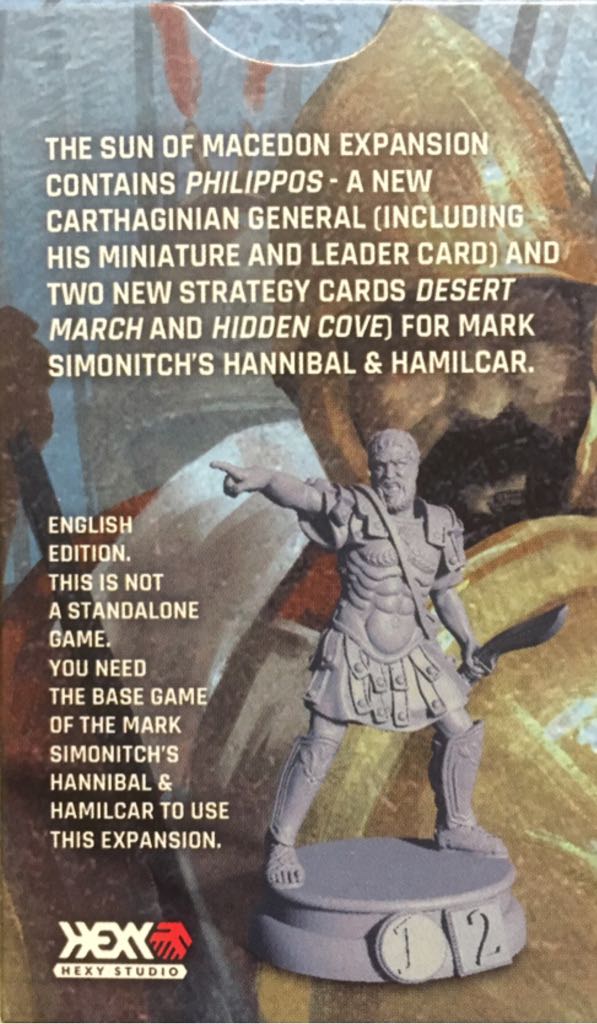 Hannibal & Hamilcar: Rome vs Carthage 20th Anniversary Edition - Sun of Macedon Expansion  (2) board game collectible [Barcode 5900741508245] - Main Image 2