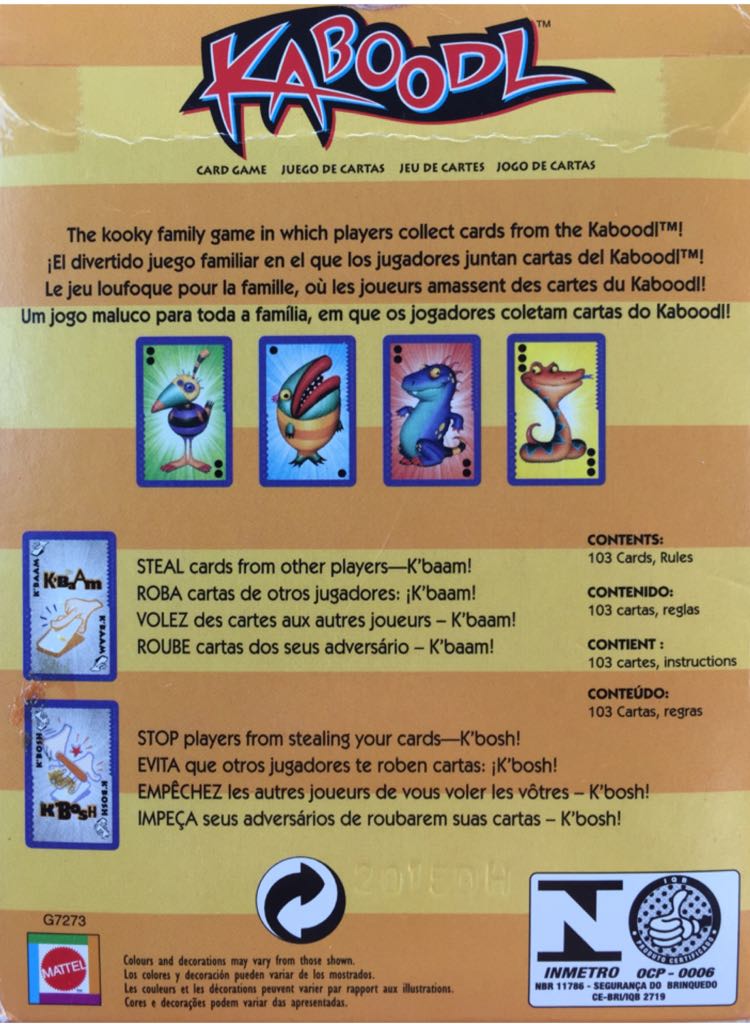 Kaboodl  (2-6) board game collectible [Barcode 027084180473] - Main Image 2