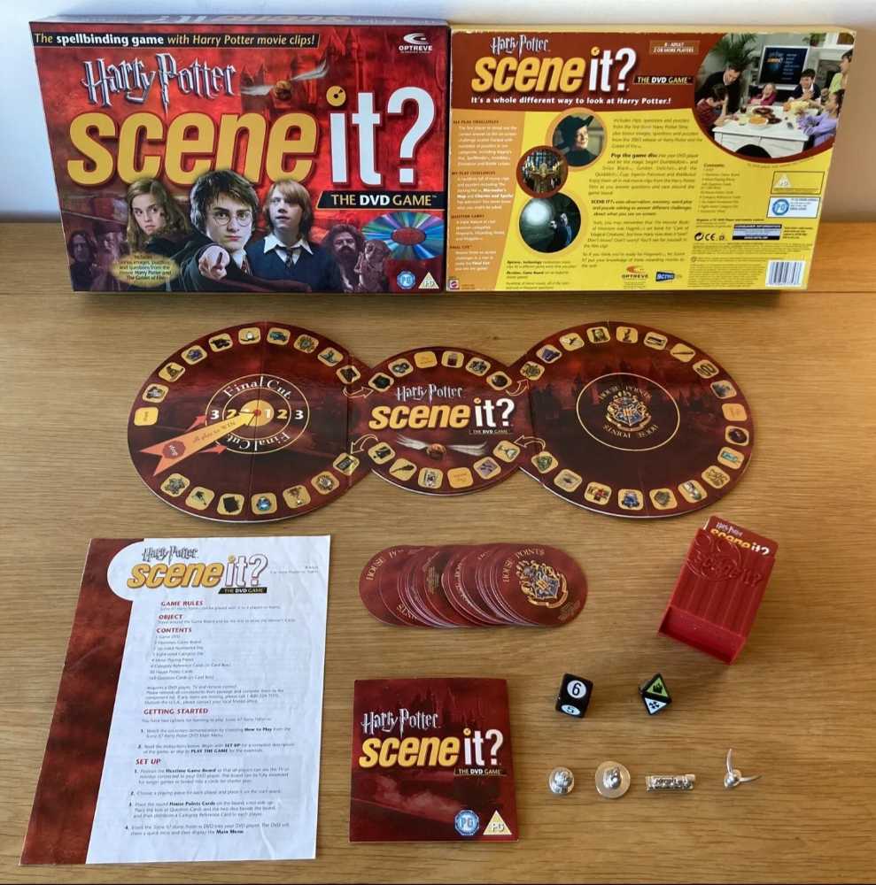 Scene It? Harry Potter  (2-6) board game collectible [Barcode 027084214109] - Main Image 3
