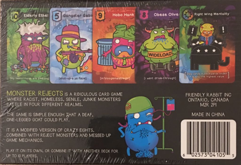 Monster Rejects  (2-5) board game collectible [Barcode 602573041055] - Main Image 2