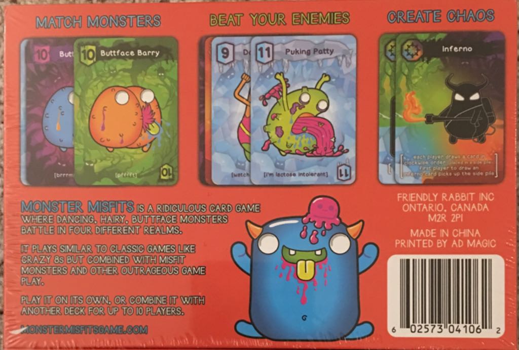 Monster Misfits  (2-5) board game collectible [Barcode 602573041062] - Main Image 2