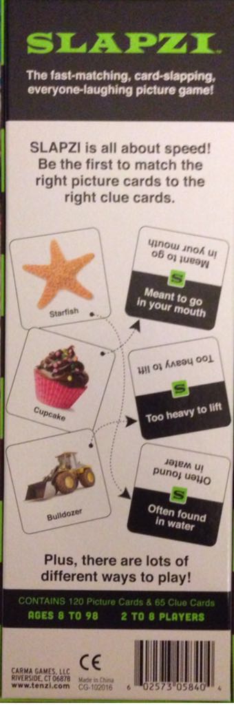 Slapzi  (2-8) board game collectible [Barcode 602573058404] - Main Image 2