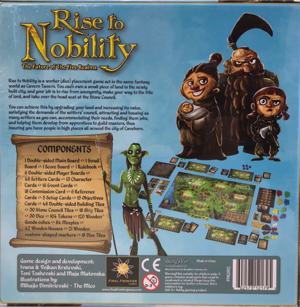 Rise to Nobility  (1-6) board game collectible [Barcode 602573121795] - Main Image 2