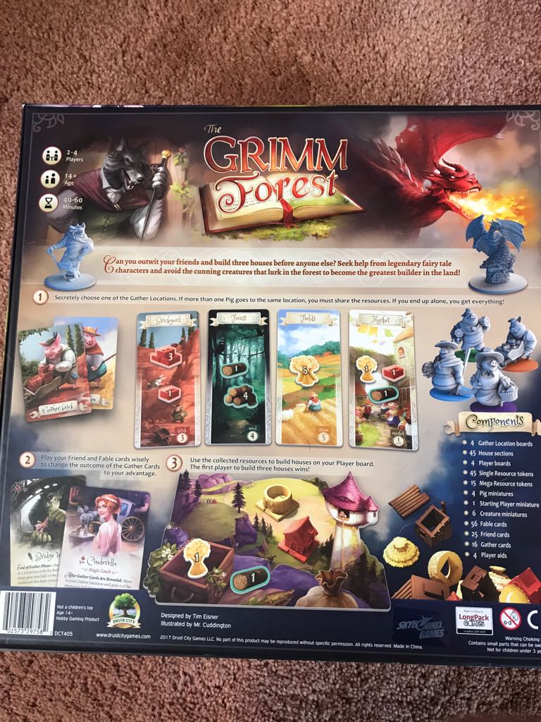Grimm Forest, The  (2-4) board game collectible [Barcode 602573297582] - Main Image 2