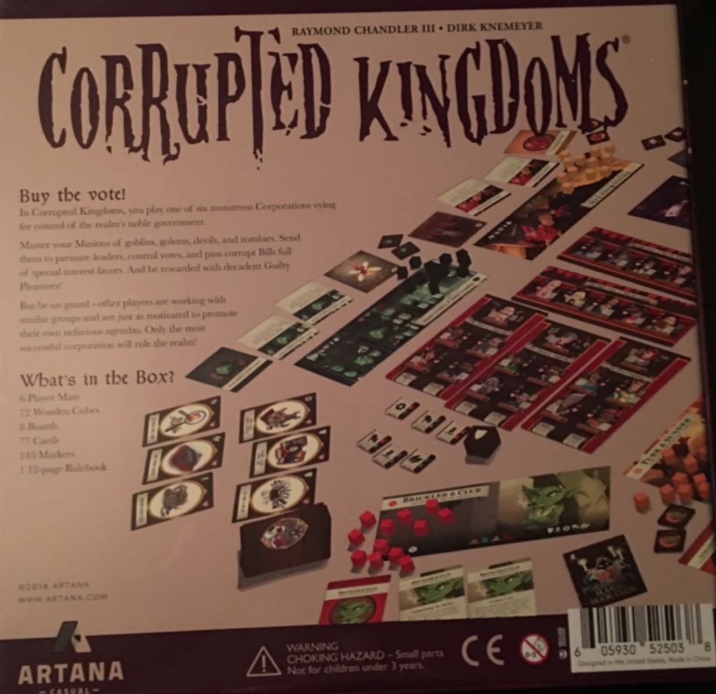 Corrupted Kingdoms  (2-6) board game collectible [Barcode 605930525038] - Main Image 2