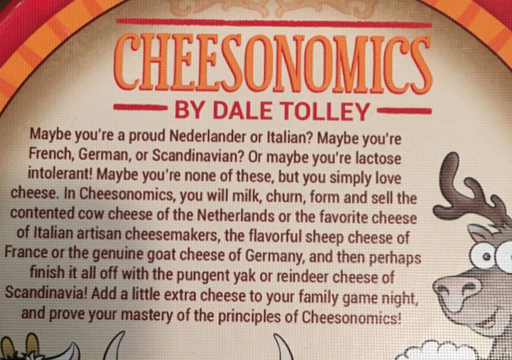 Cheesonomics  (2-5) board game collectible [Barcode 609456647014] - Main Image 2