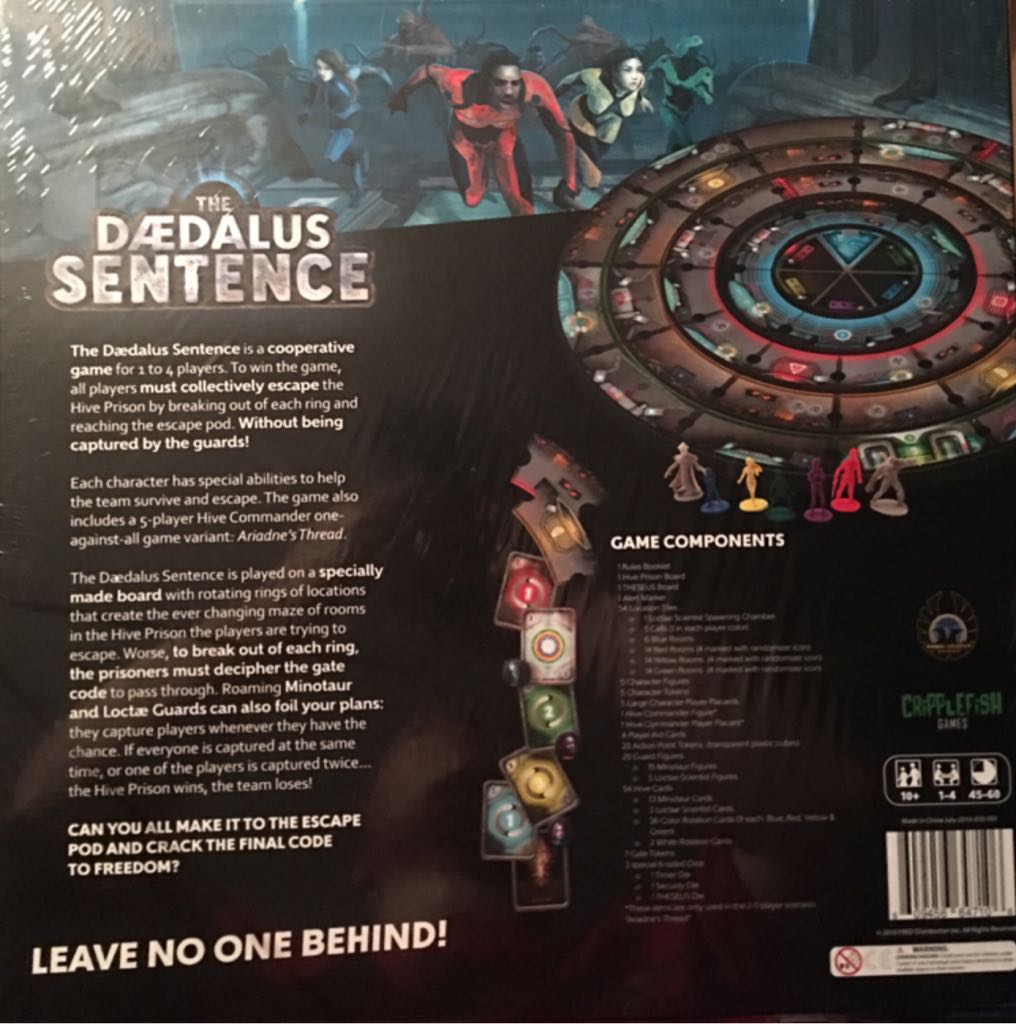 The Daedalus Sentence  (1-4) board game collectible [Barcode 609456647106] - Main Image 2