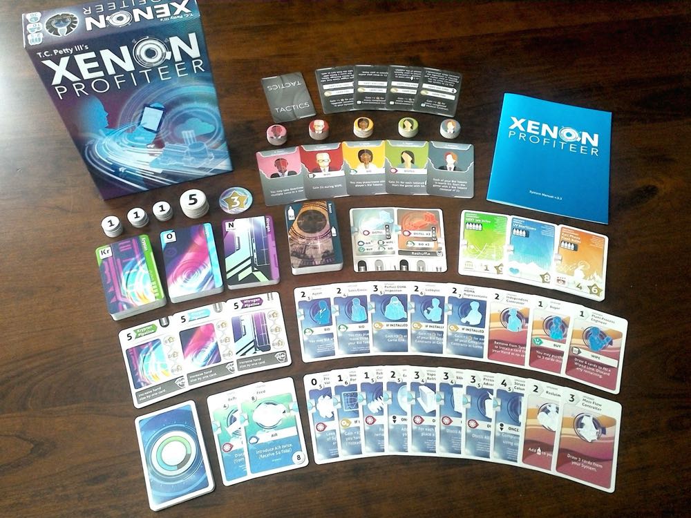 Xenon Profiteer  (2-4) board game collectible [Barcode 609456647328] - Main Image 3