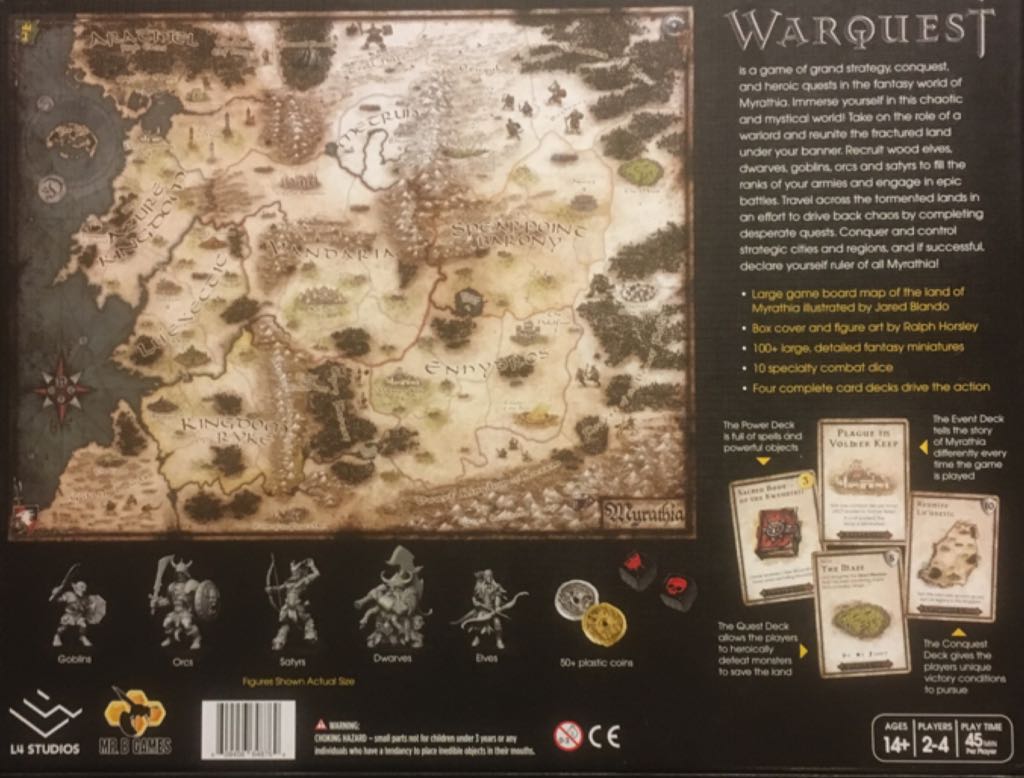 Warquest  (2 to 4) board game collectible [Barcode 609456648769] - Main Image 2