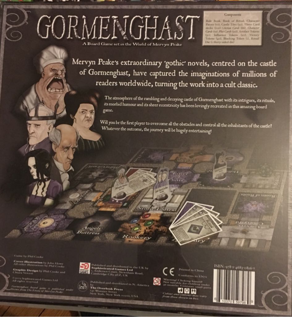 Gormenghast  (2-4) board game collectible [Barcode 610370597989] - Main Image 2