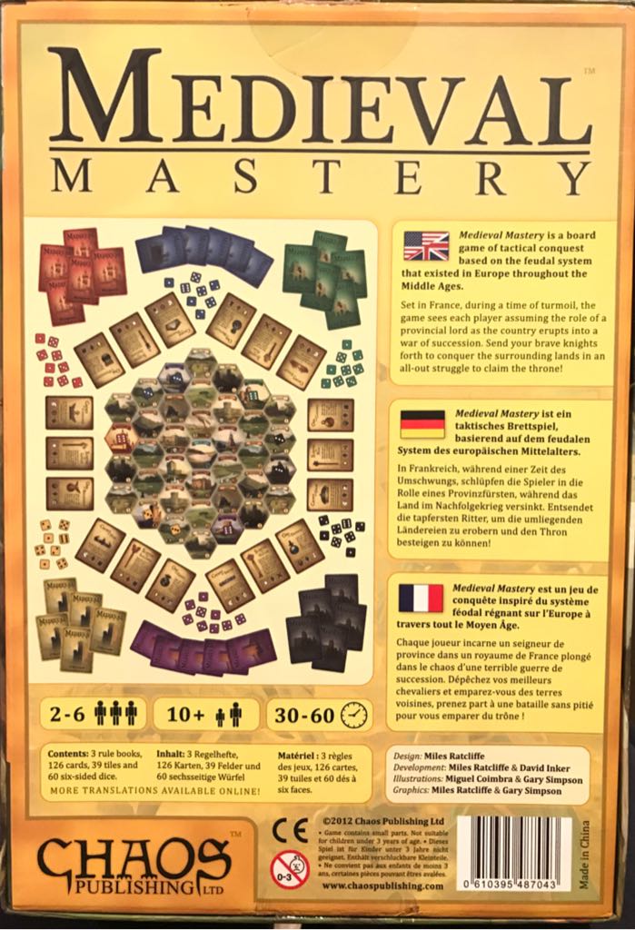 Medieval Mastery  (2-6) board game collectible [Barcode 610395487043] - Main Image 2