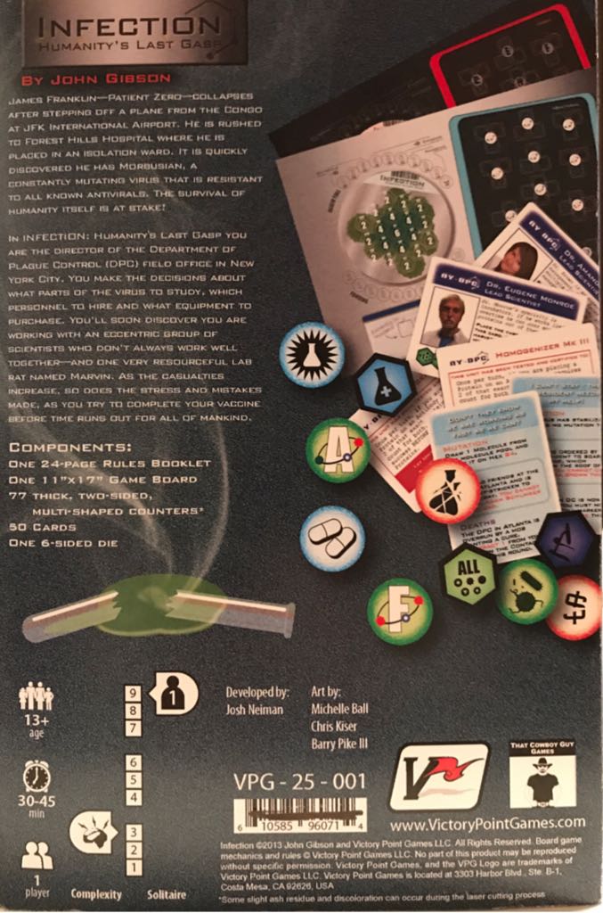 Infection: Humanity’s Last Gasp  (1) board game collectible [Barcode 610585960714] - Main Image 2