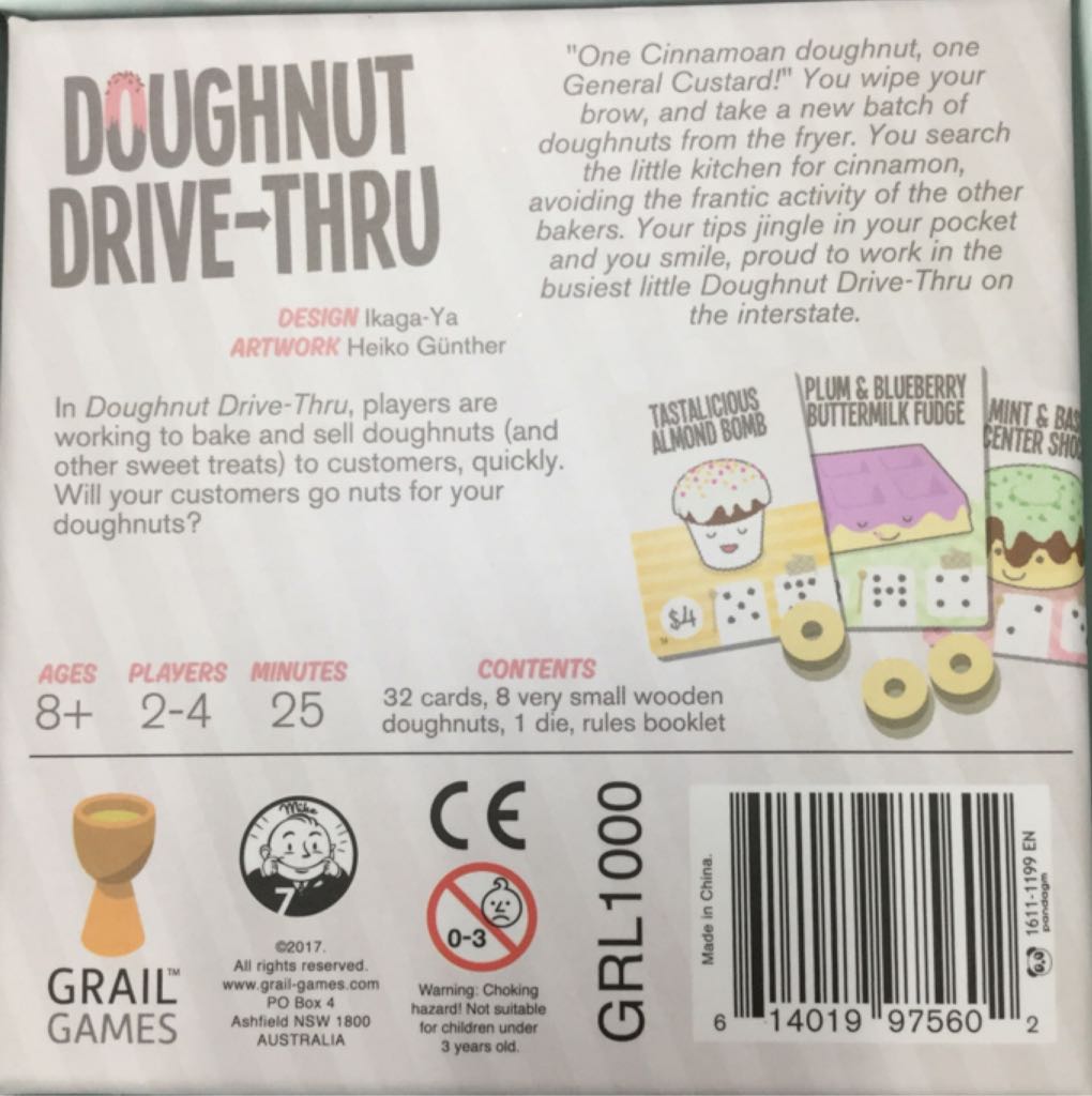 Doughnut Drive-thru   (2-4) board game collectible [Barcode 614019975602] - Main Image 2