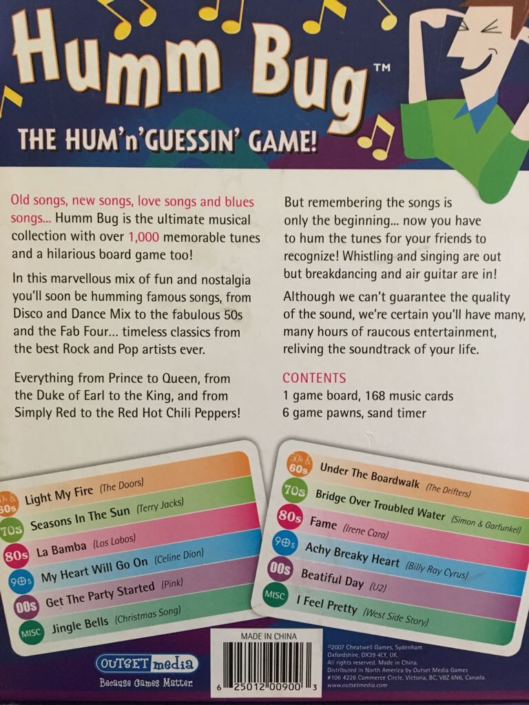 Humm Bug  (3+) board game collectible [Barcode 625012009003] - Main Image 2