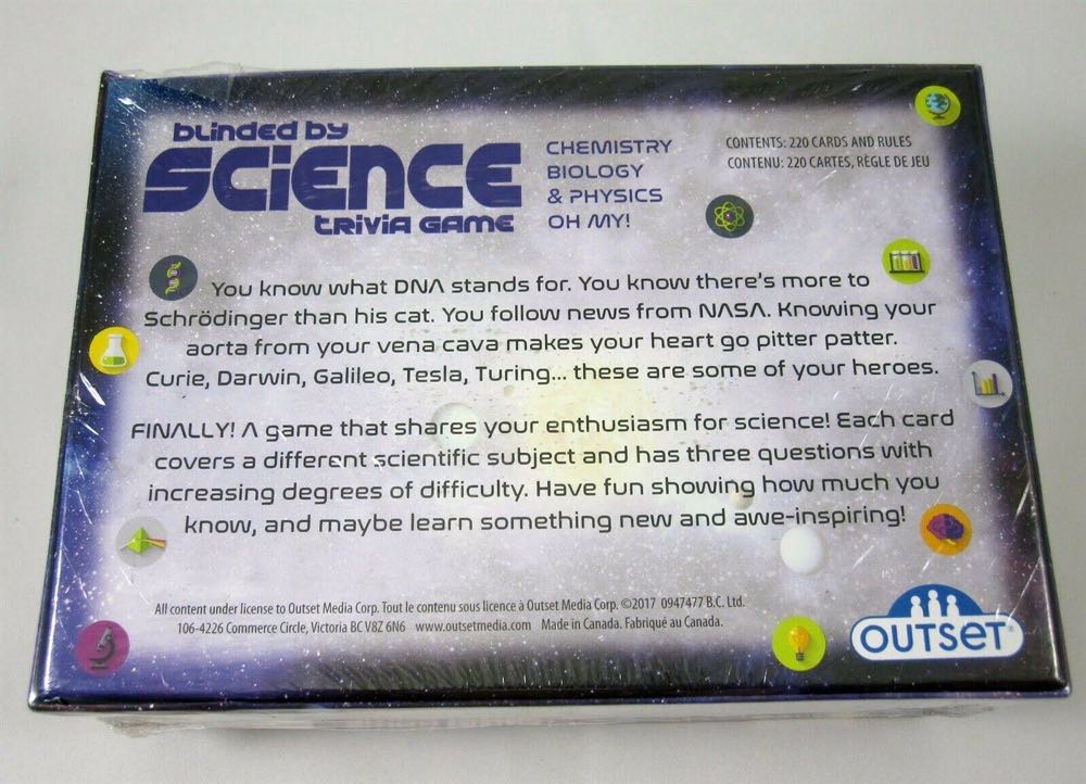 Blinded By Science  (2+ Players) board game collectible [Barcode 625012133470] - Main Image 3