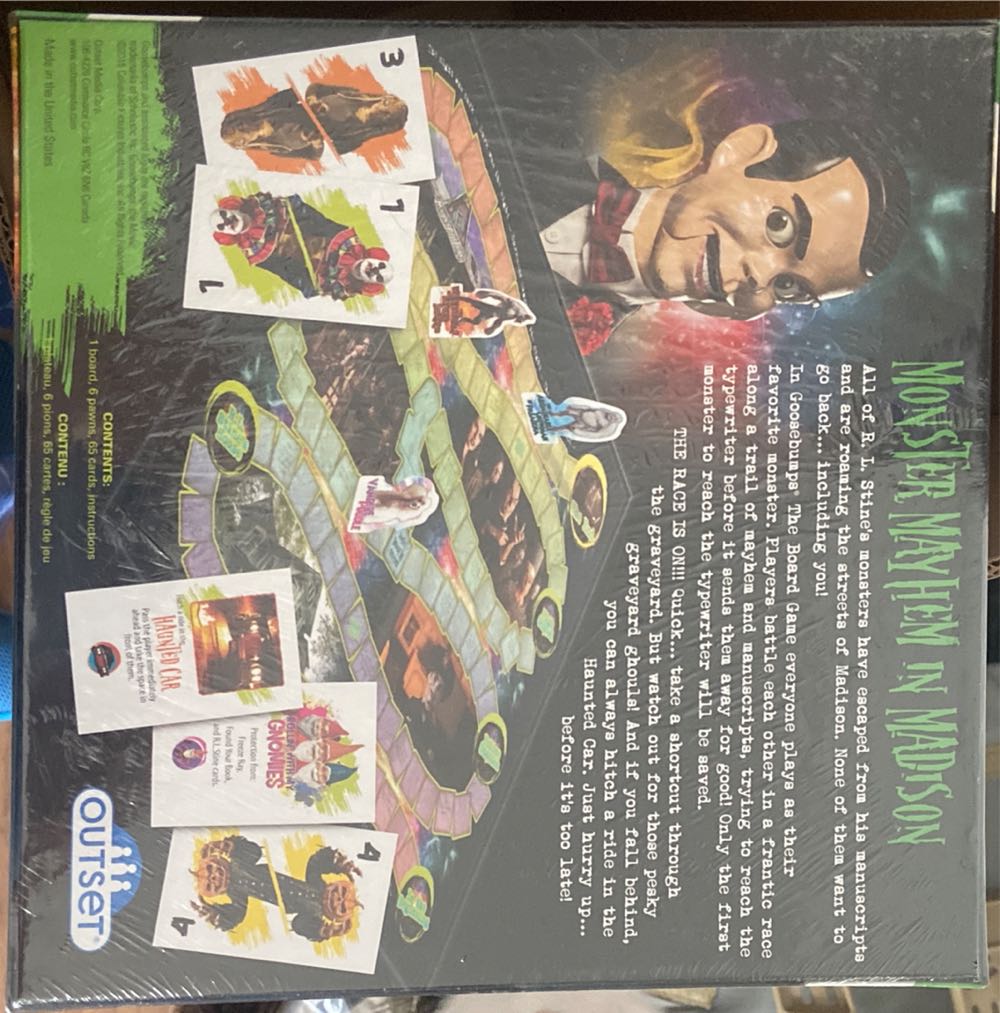 Goosebumps: The Board Game  (2-6) board game collectible [Barcode 625012175005] - Main Image 2