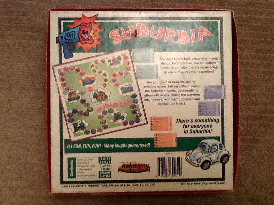Suburbia  (4+) board game collectible [Barcode 625012600019] - Main Image 2