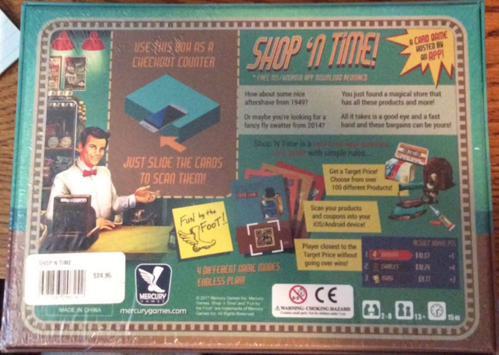 Shop ‘n Time!  (2-8) board game collectible [Barcode 627843208242] - Main Image 2