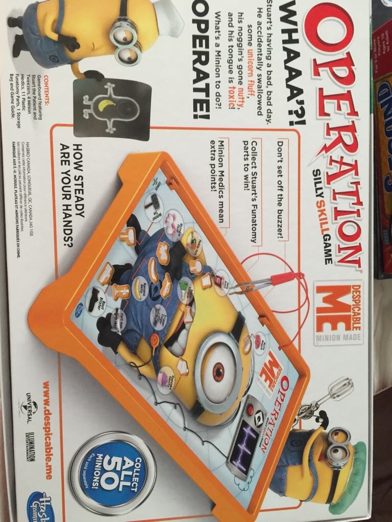 Operation: Despicable Me  (1+) board game collectible [Barcode 630509236664] - Main Image 2