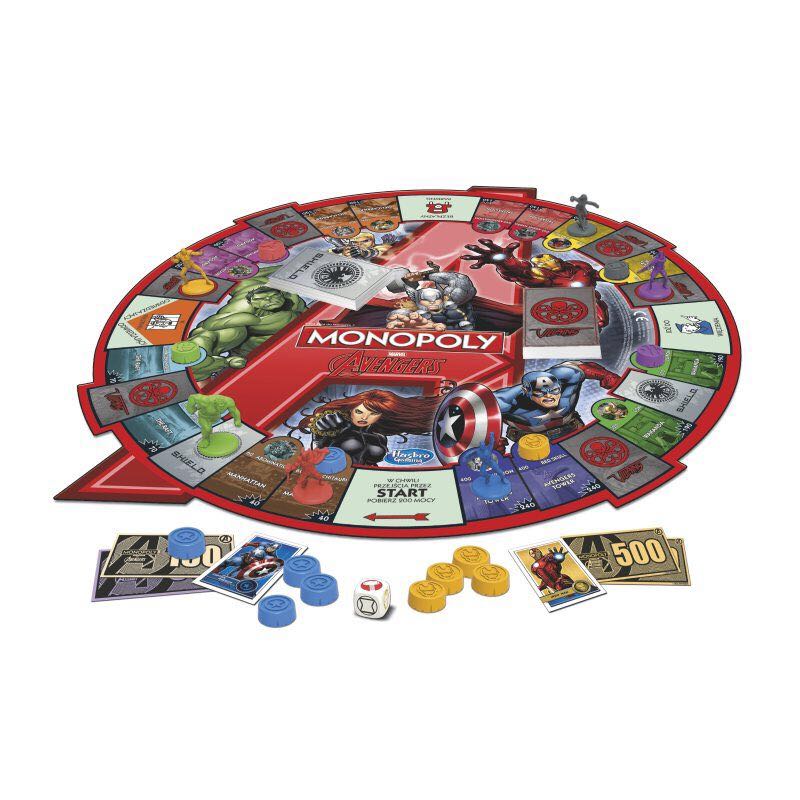 Monopoly Marvel Avengers  (2-6) board game collectible [Barcode 630509261932] - Main Image 2