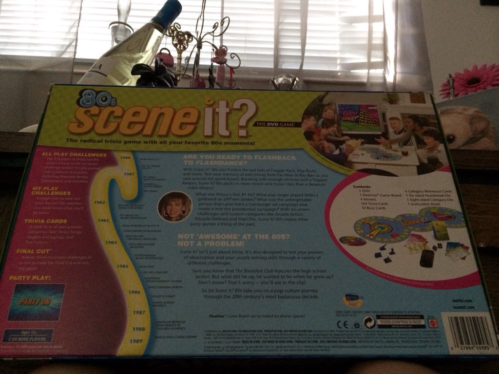 Scene It? 80’s  (2 Or More) board game collectible [Barcode 027084559958] - Main Image 2
